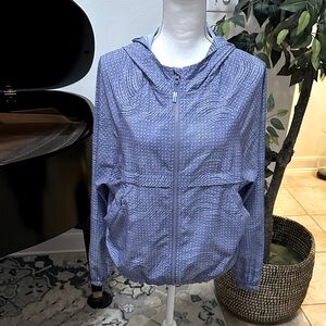 Athleta Blue Raincoat